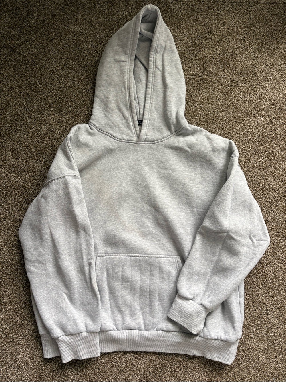 Classic Light Gray Hoodie Sweatshirt